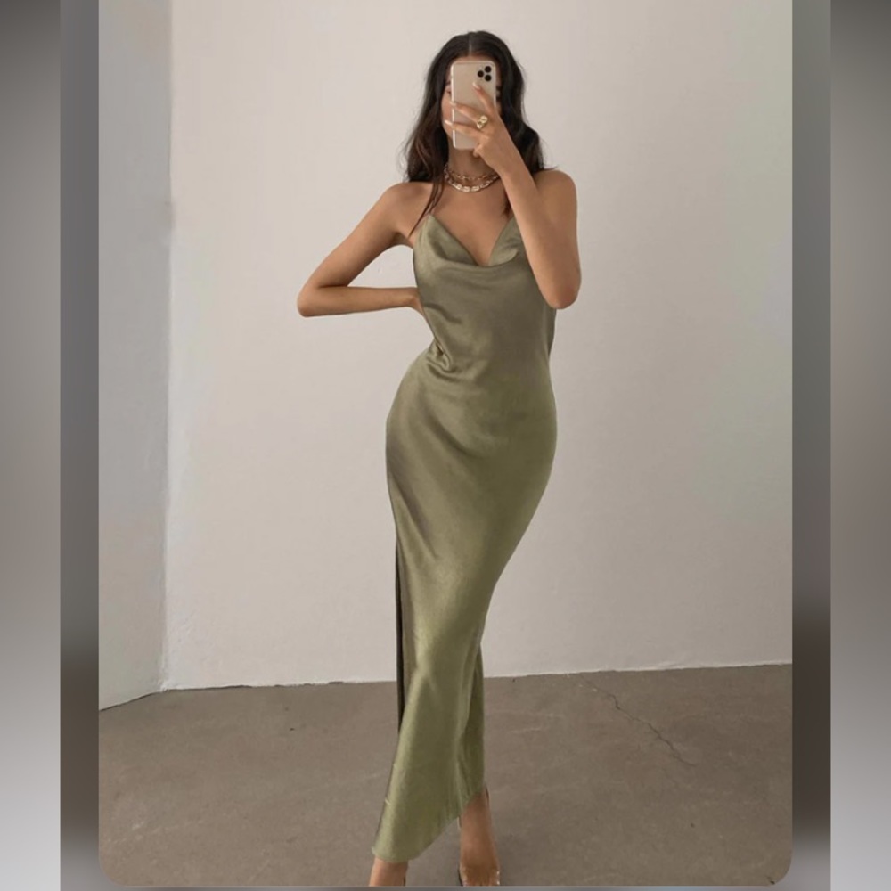 Princess Polly ALISSA MIDI DRESS GREEN
